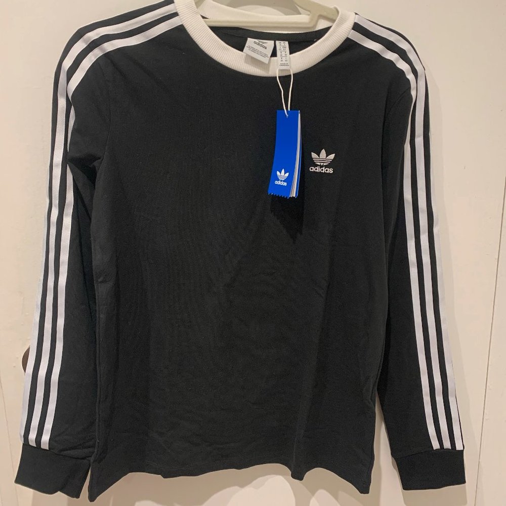 ADIDAS 3-STRIP LONG-SLEEVE T- Brand New!